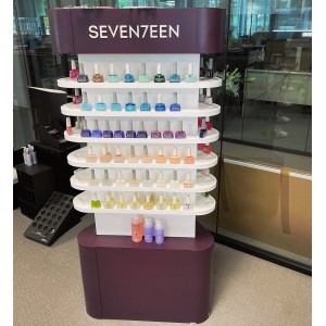 Seven7een Cosmetics nail polish stand